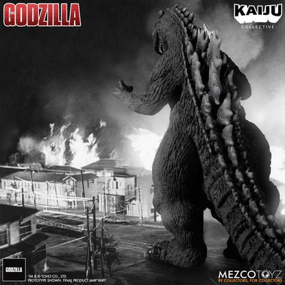 Godzilla (1954) Kaiju Collective Actionfigur Godzilla - Black & White Edition 20 cm Image 9