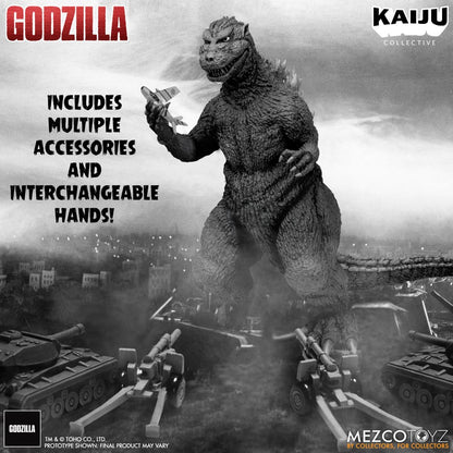 Godzilla (1954) Kaiju Collective Actionfigur Godzilla - Black & White Edition 20 cm Image 11