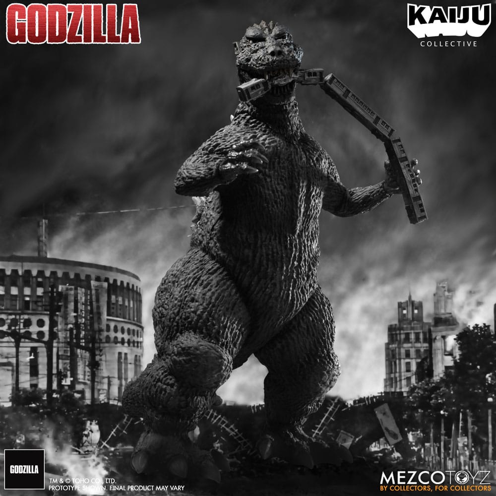 Godzilla (1954) Kaiju Collective Actionfigur Godzilla - Black & White Edition 20 cm Image 13