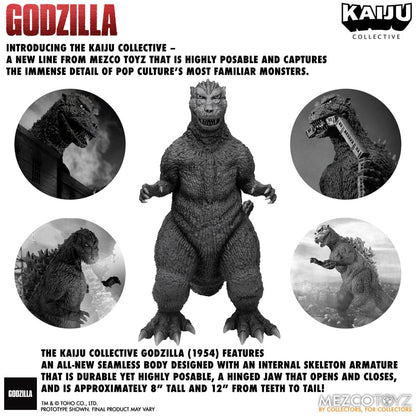 Godzilla (1954) Kaiju Collective Actionfigur Godzilla - Black & White Edition 20 cm Image 16