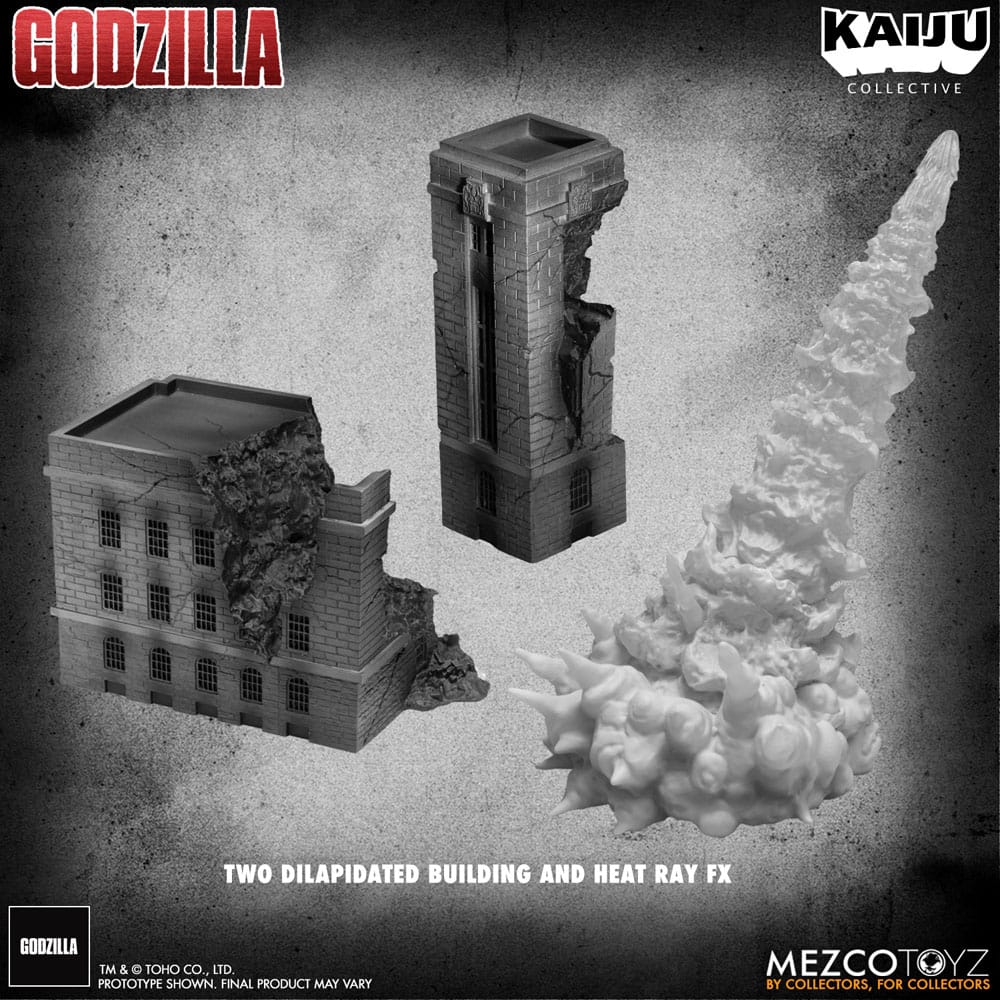 Godzilla (1954) Kaiju Collective Actionfigur Godzilla - Black & White Edition 20 cm Image 19