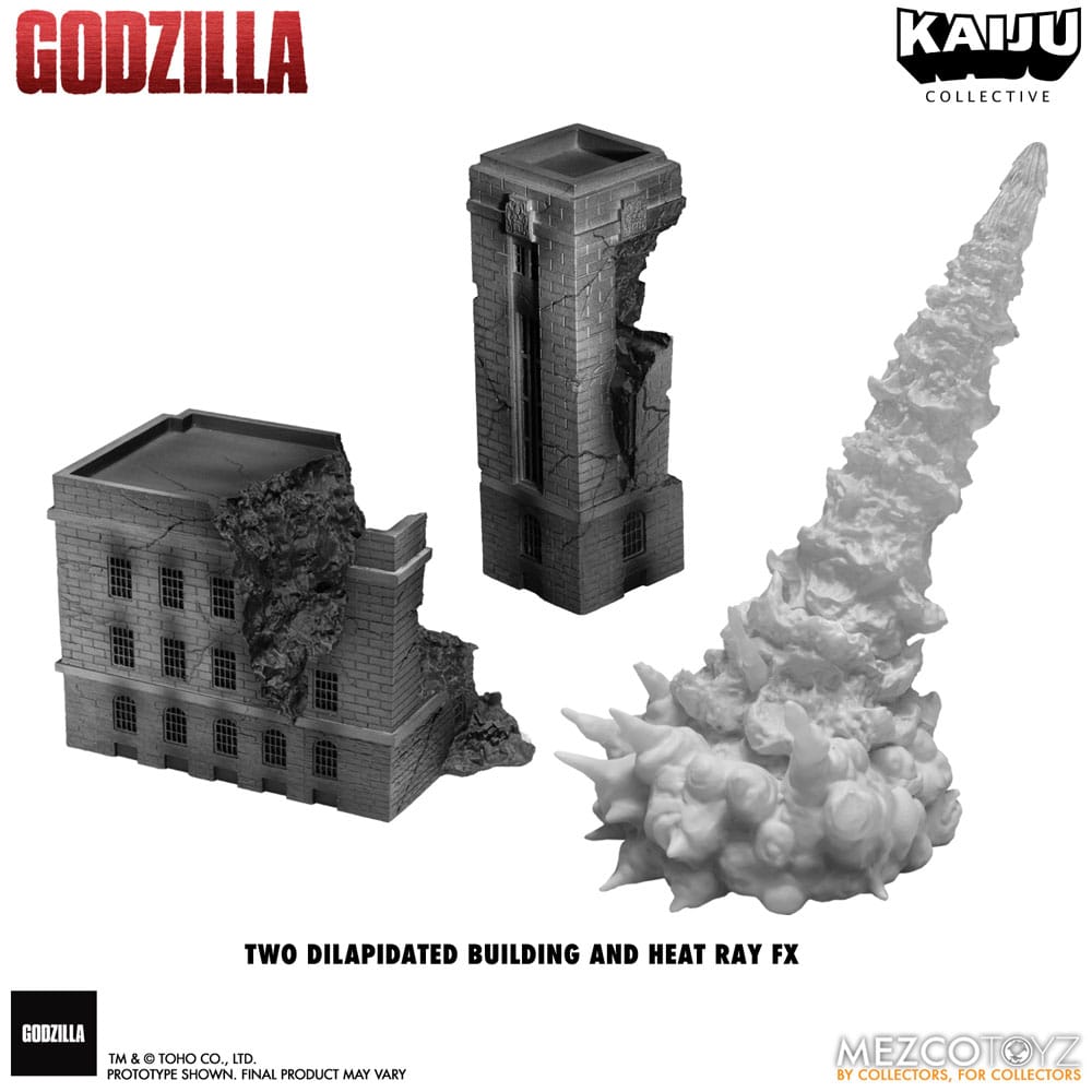 Godzilla (1954) Kaiju Collective Actionfigur Godzilla - Black & White Edition 20 cm Image 20