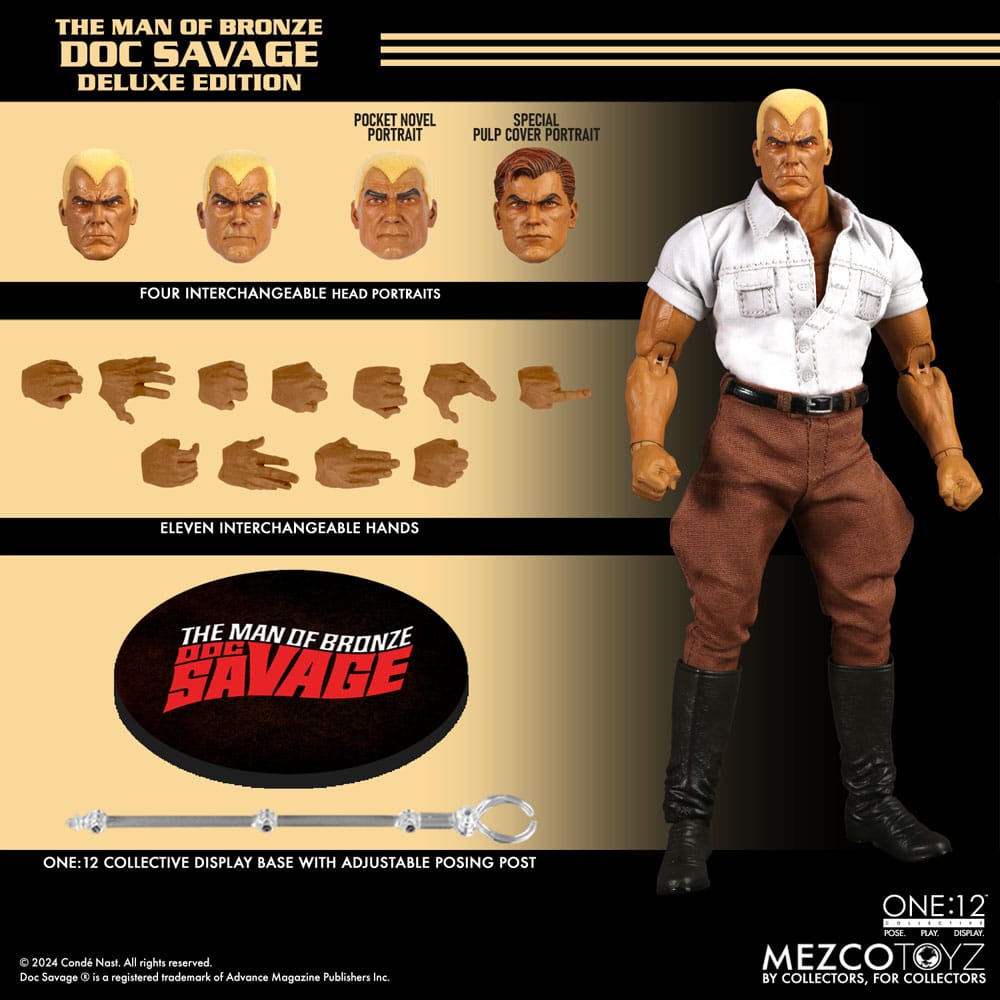 Doc Savage Actionfigur 1/12 Doc Savage Deluxe Edition 18 cm Image 10