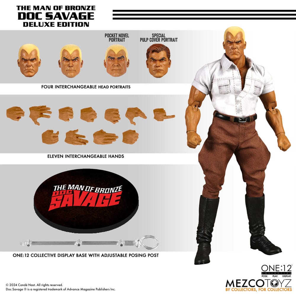 Doc Savage Actionfigur 1/12 Doc Savage Deluxe Edition 18 cm Image 11