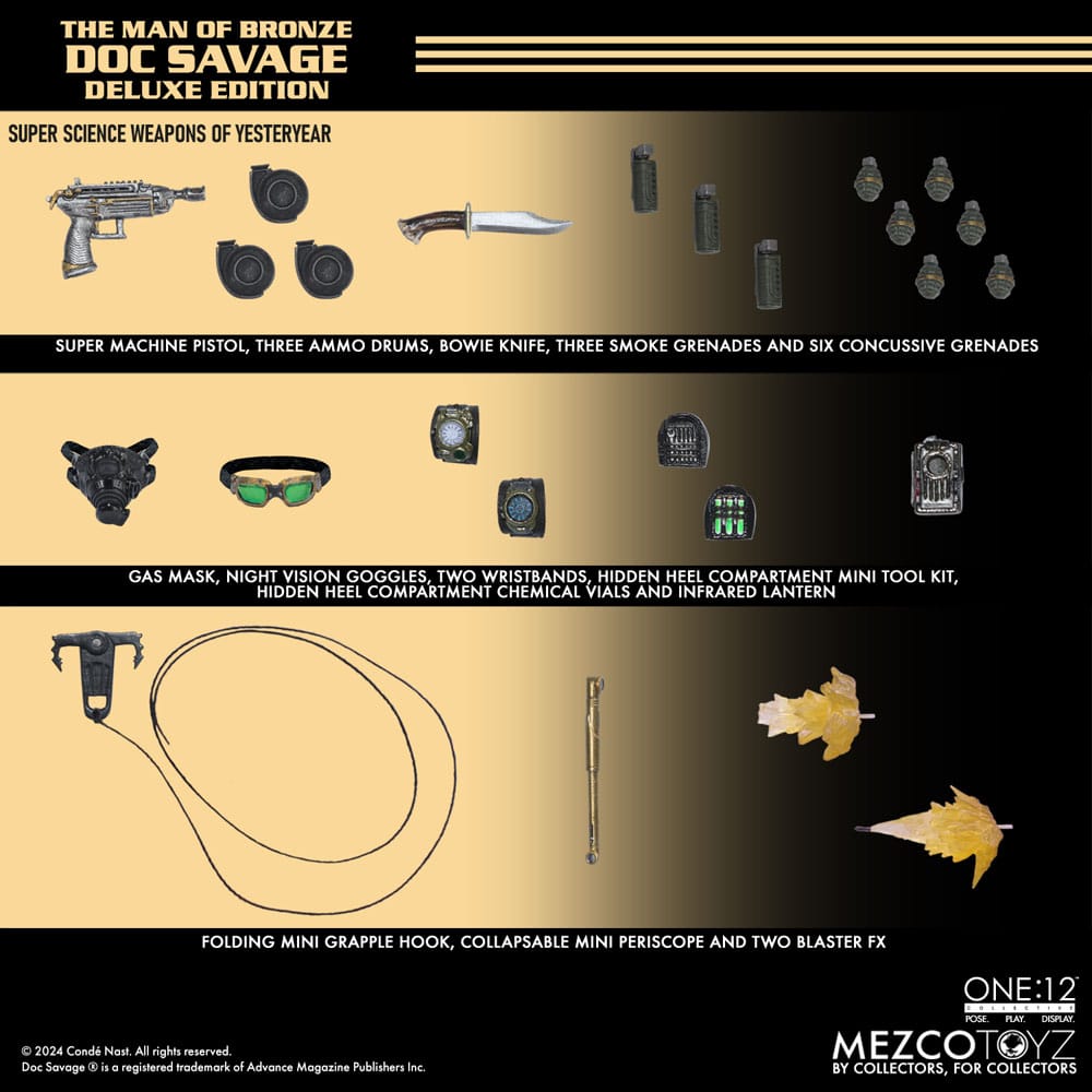 Doc Savage Actionfigur 1/12 Doc Savage Deluxe Edition 18 cm Image 12