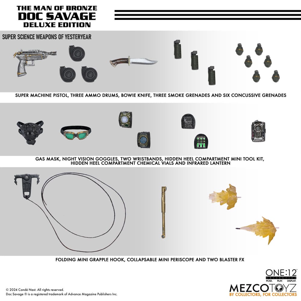 Doc Savage Actionfigur 1/12 Doc Savage Deluxe Edition 18 cm Image 13