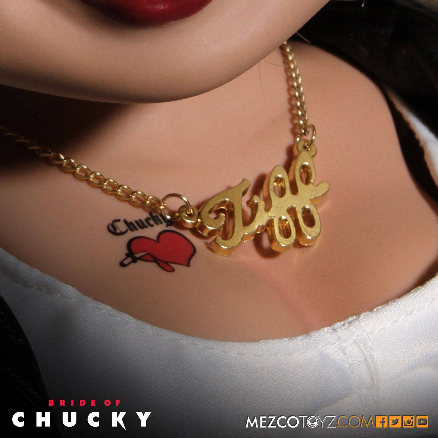 Chucky und seine Braut Sprechende Puppe Tiffany 38 cm Image 3