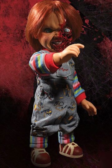 Chucky Die Mörderpuppe 3 Designer Series Sprechende Puppe Pizza Face Chucky 38 cm Image 1