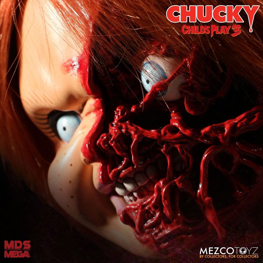 Chucky Die Mörderpuppe 3 Designer Series Sprechende Puppe Pizza Face Chucky 38 cm Image 2