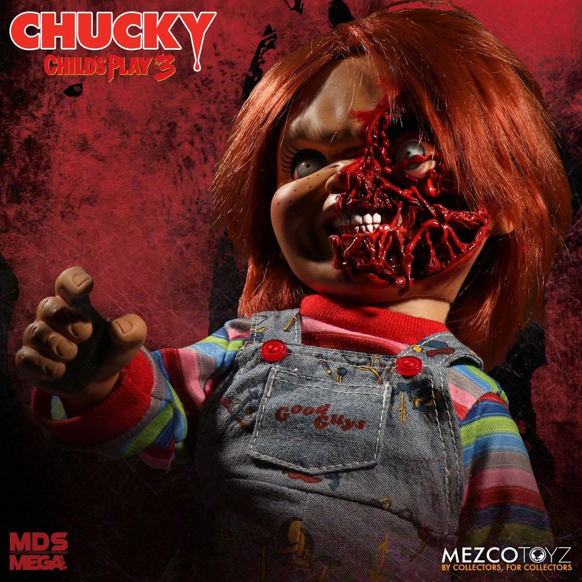 Chucky Die Mörderpuppe 3 Designer Series Sprechende Puppe Pizza Face Chucky 38 cm Image 3