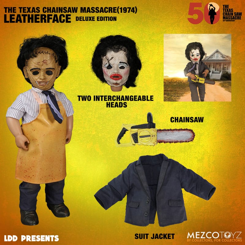 The Texas Chainsaw Massacre (1974) Living Dead Dolls Puppe Leatherface Deluxe Edition 27 cm Image 7