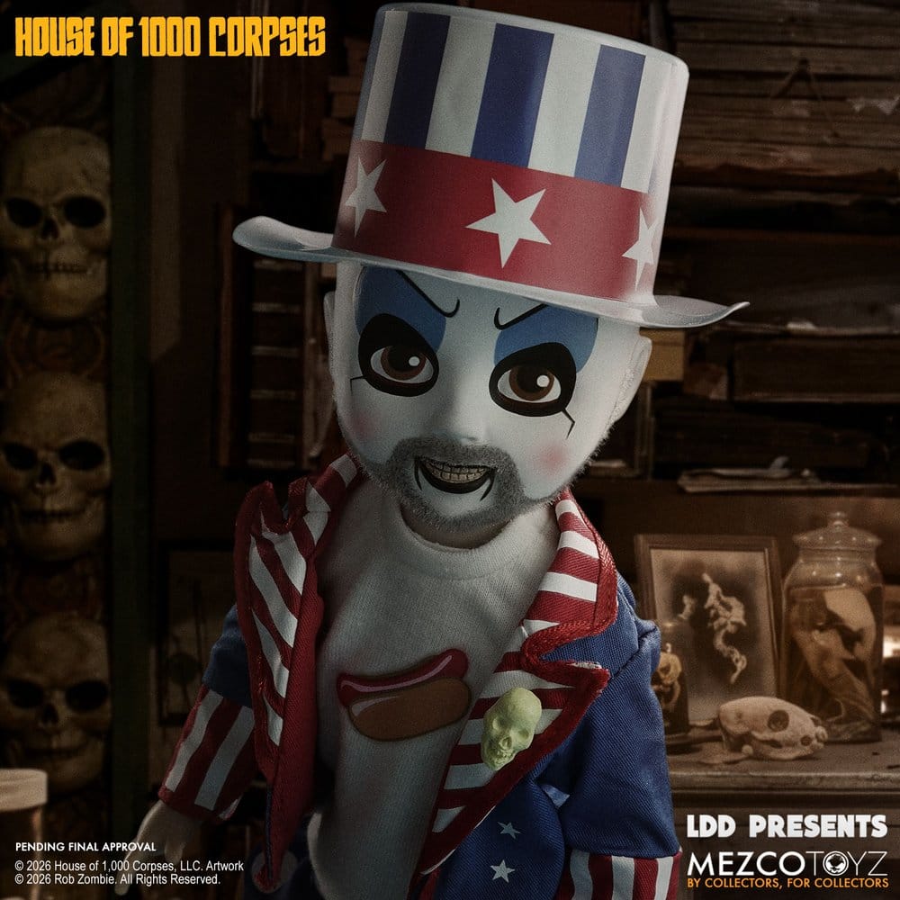 Haus der 1000 Leichen LDD Presents Puppe Captain Spaulding 25 cm Image 5
