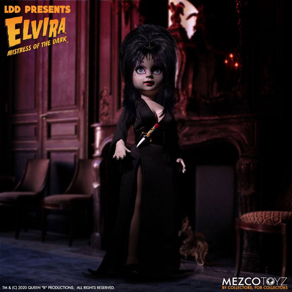 Elvira Herrscherin der Dunkelheit Living Dead Dolls Puppe Elvira 25 cm Image 3