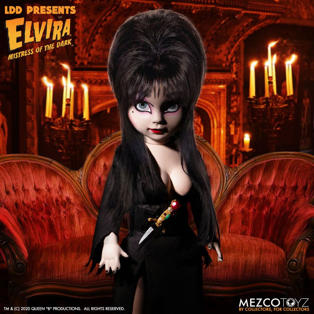 Elvira Herrscherin der Dunkelheit Living Dead Dolls Puppe Elvira 25 cm Image 4