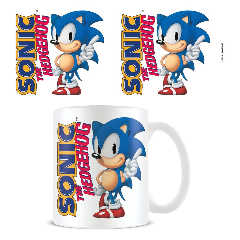 Sonic The Hedgehog Tasse Classic Gaming Icon Image