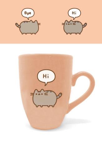 Pusheen Latte-Macchiato Tasse Pusheen Says Hi Image