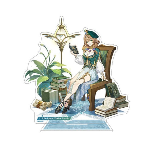 Genshin Impact Teyvat Style Series Acryl Diorama Lisa: A Sobriquet Under Shade 15 cm Image