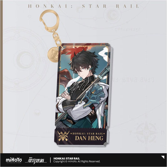 Honkai: Star Rail Charakter Acryl Schlüsselanhänger Dan Heng 9 cm Image