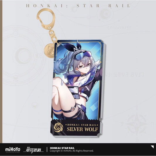 Honkai: Star Rail Charakter Acryl Schlüsselanhänger Silver Wolf 9 cm Image