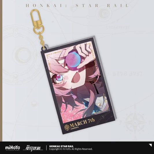 Honkai: Star Rail Countdown Departure Series Acryl Schlüsselanhänger March 7th Glitter 9 cm Image