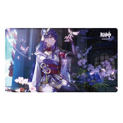 Genshin Impact Firefly ACG Carnival 2022 Event Mousepad Raiden Shogun / Raiden Ei / Beelzebul 70 x 40 cm Image