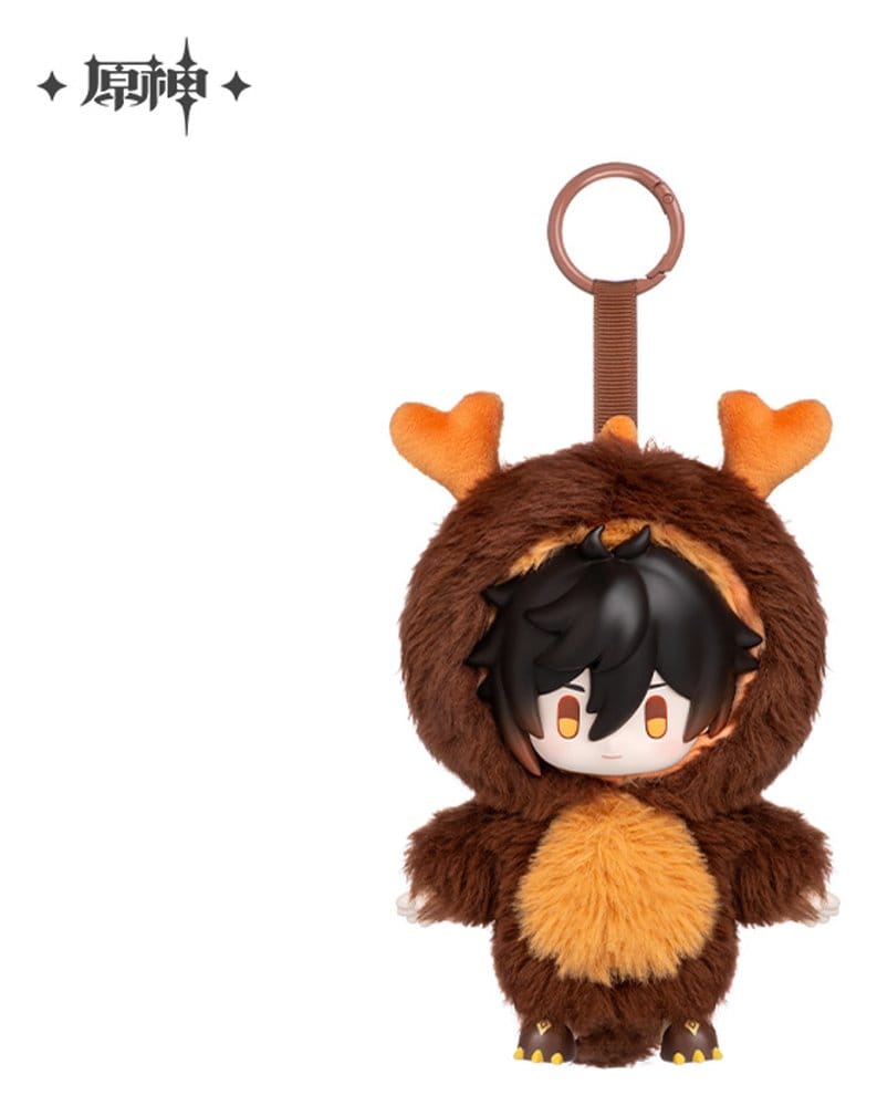 Genshin Impact Winter Nesting Series Vinyl Plüsch-Schlüsselanhänger Zhongli 15 cm Image