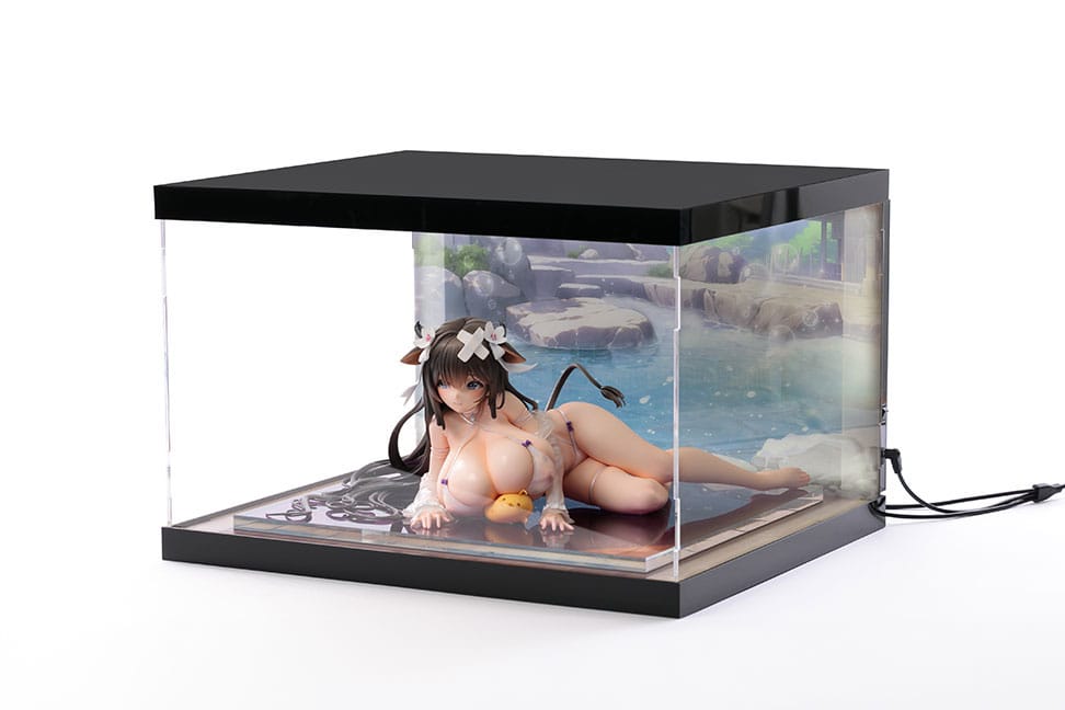 Azur Lane Acryl Display Case mit Beleuchtung für Figur Kashino Hot Springs Relaxation Image 4
