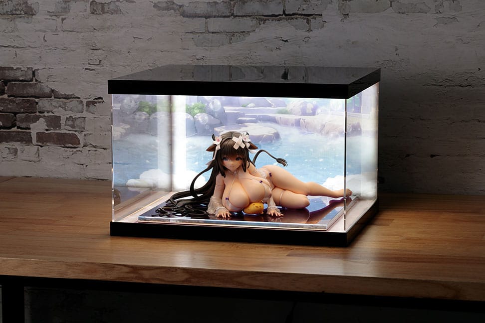 Azur Lane Acryl Display Case mit Beleuchtung für Figur Kashino Hot Springs Relaxation Image 9