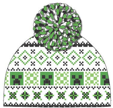 Minecraft Pom-Pom Beanie Image