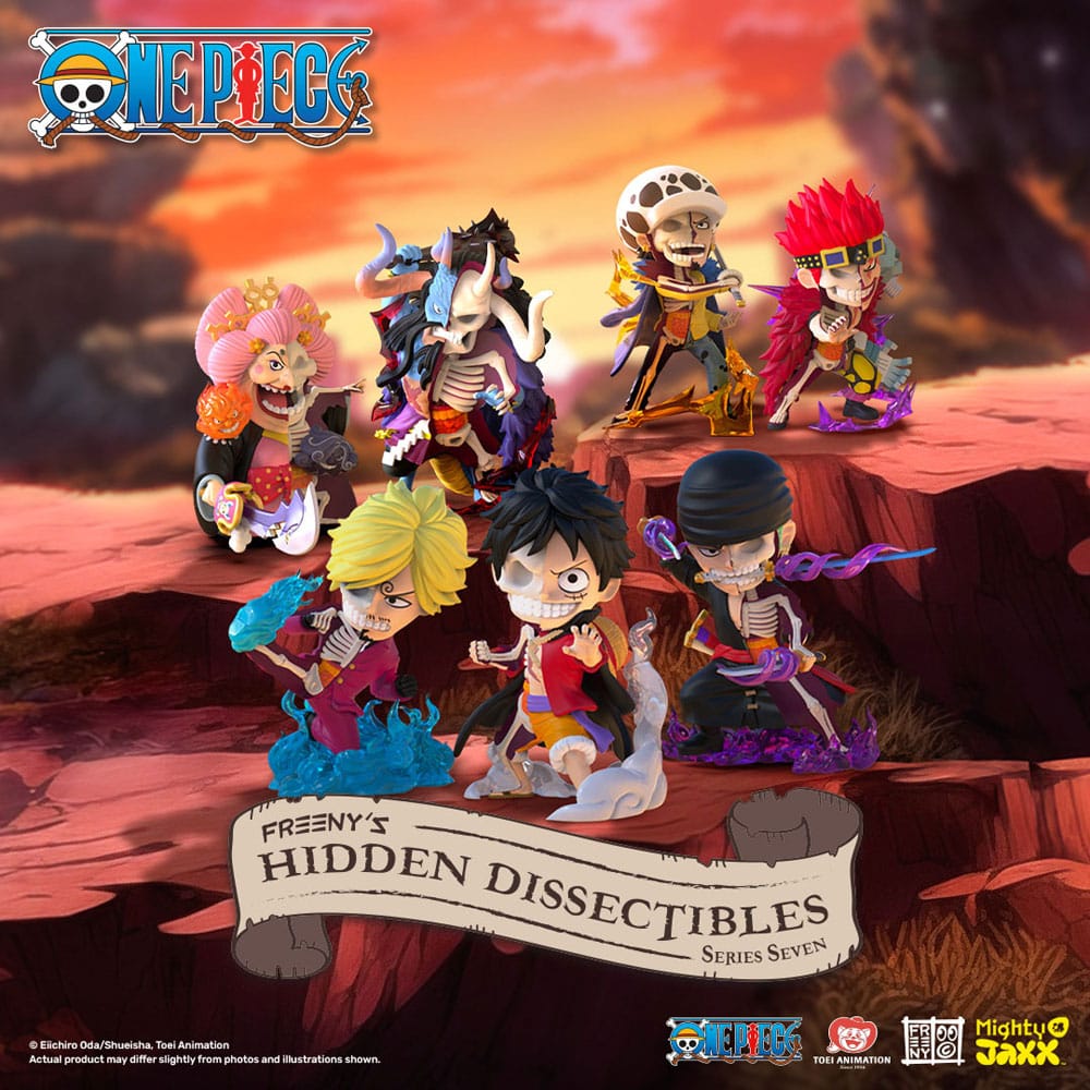 One Piece: Freeny's Hidden Dissectibles Wano 4 inch Vinyl Figure Blind Box Display (6) Image 1