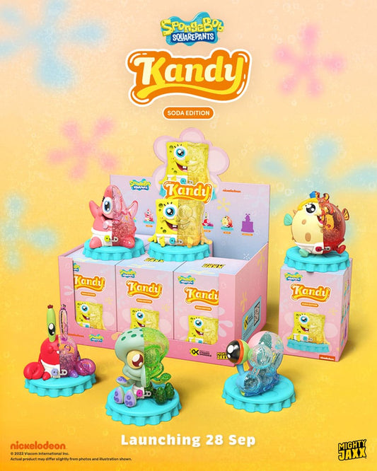 Spongebob Schwammkopf Blind Box Kandy x Jason Freeny Collection Spongebob (Soda Edition) Display (6) Image 1