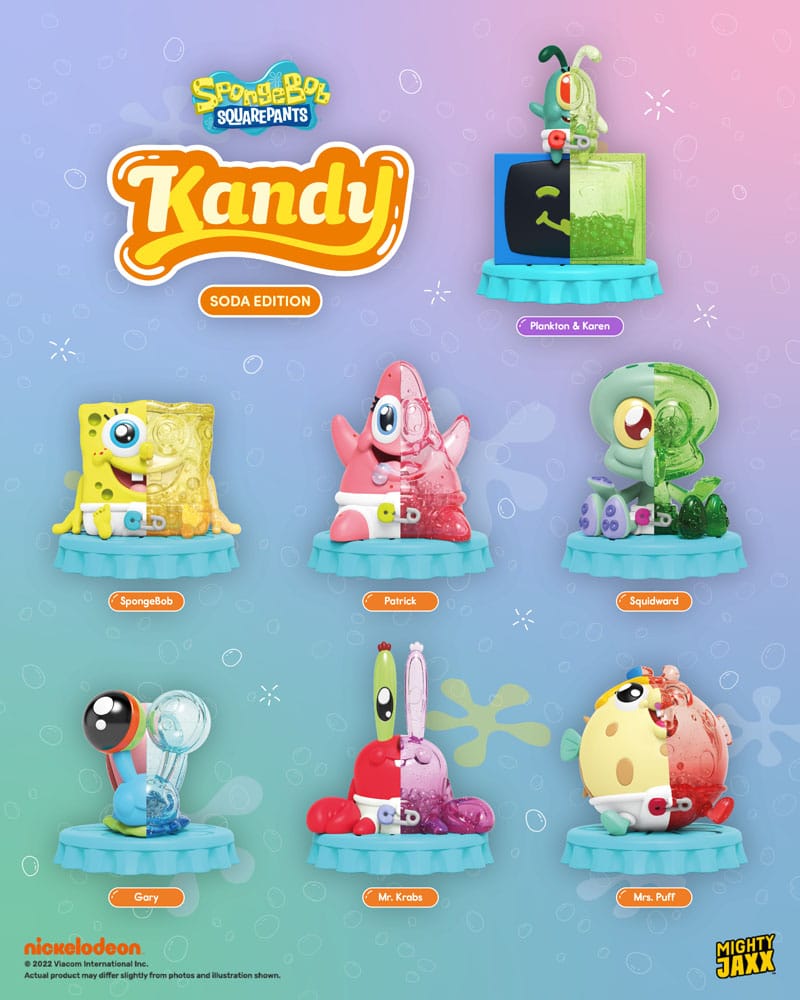 Spongebob Schwammkopf Blind Box Kandy x Jason Freeny Collection Spongebob (Soda Edition) Display (6) Image 9