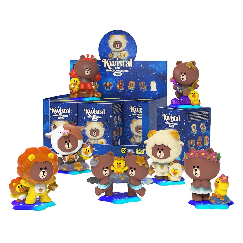 Line Friends Kwistal Blind Box Horoscope Series 1 Display (6) Image 1