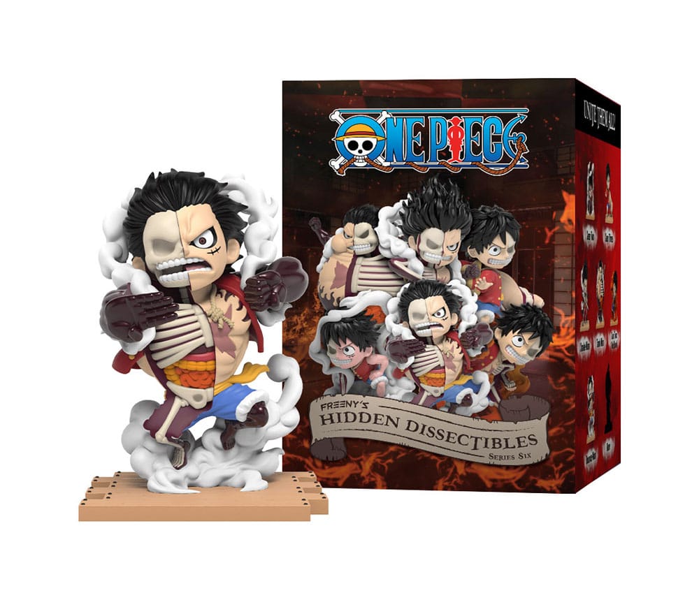 One Piece Blind Box Hidden Dissectibles Series 6 (Luffy Gear's) Display (6) Image 2
