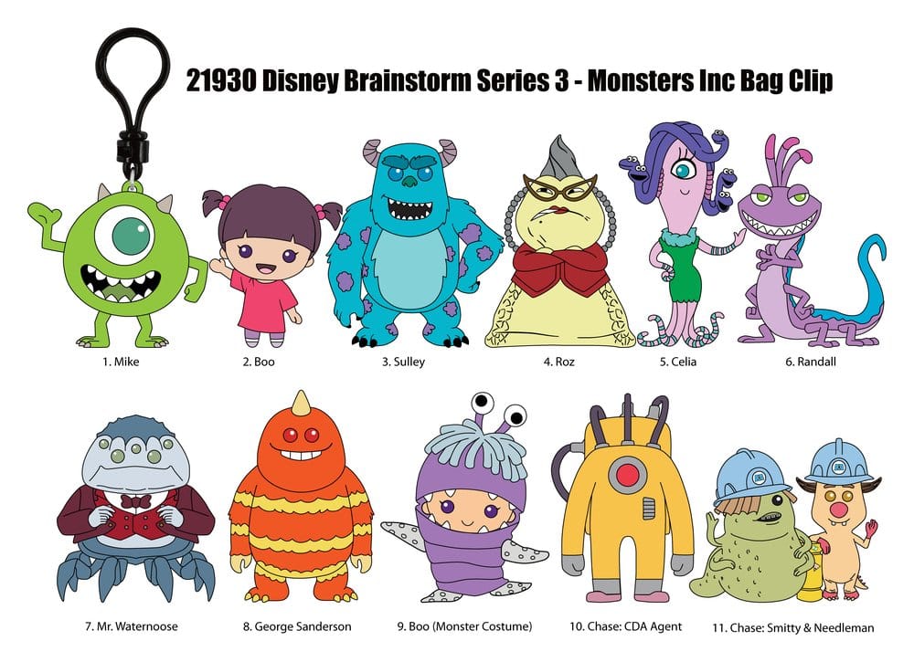 Die Monster AG 15th Anniversary 3D PVC-Taschenanhänger Serie 76 Display (24) Image 2