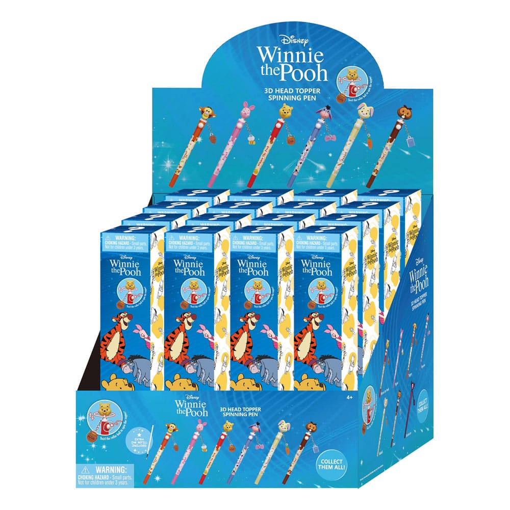 Winnie Puuh Stift 3D Head Topper Spinning Pen Image 1