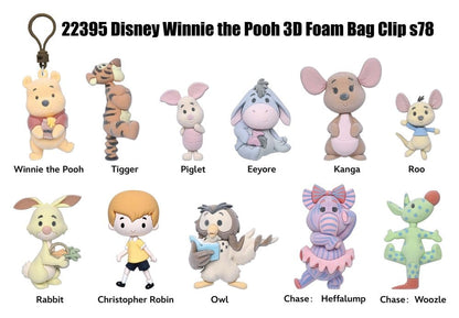 Winnie the Pooh 100th Anniversary 3D PVC-Taschenanhänger Serie 78 Blind Bag Display (24) (Flocked) Image 3