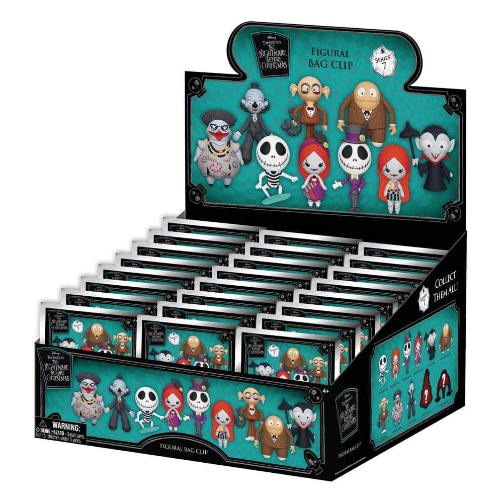 Nightmare before Christmas 3D PVC-Taschenanhänger Series 6 Display (24) Image 1