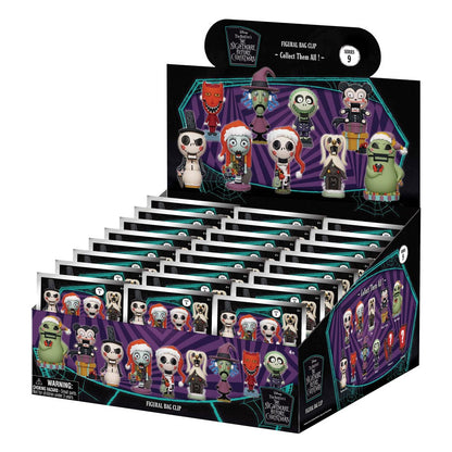 Nightmare Before Christmas 3D PVC-Taschenanhänger Glow in the Dark Serie 9 Display (24) Image 1