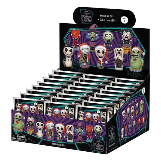 Nightmare Before Christmas 3D PVC-Taschenanhänger Glow in the Dark Serie 9 Display (24) Image 1