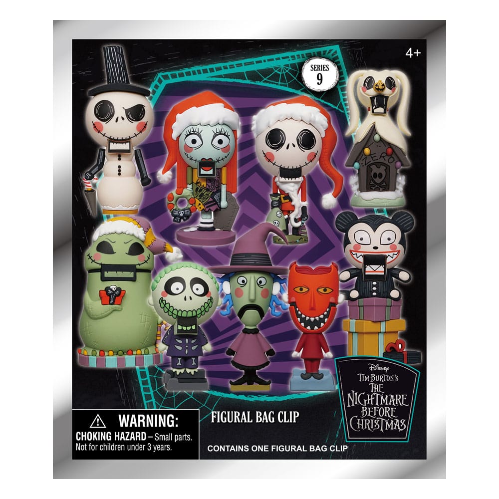 Nightmare Before Christmas 3D PVC-Taschenanhänger Glow in the Dark Serie 9 Display (24) Image 2