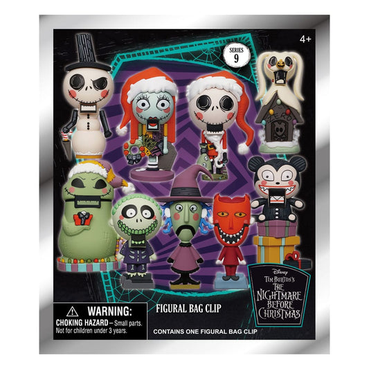 Nightmare Before Christmas 3D PVC-Taschenanhänger Glow in the Dark Serie 9 Display (24) Image 2