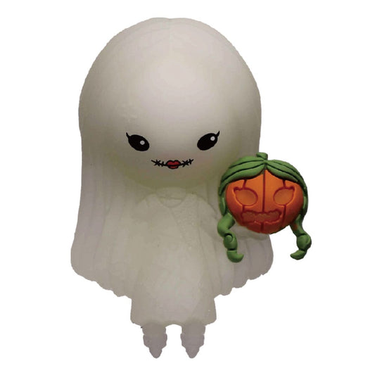 Nightmare before Christmas 3D Magnet Sally with Pumpkin Head Image