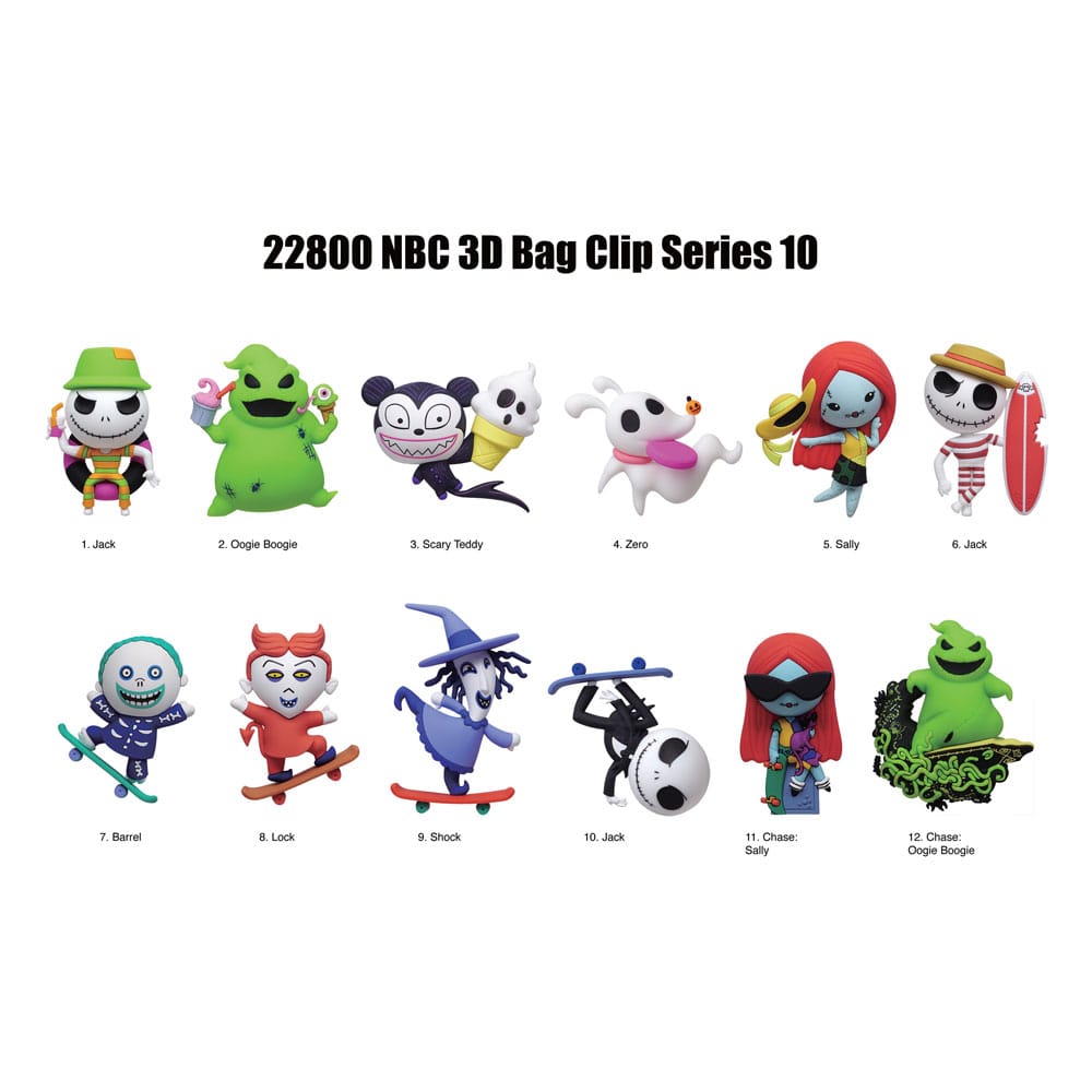 Nightmare Before Christmas PVC-Taschenanhänger Serie 10 Display (24) Image 1