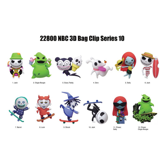 Nightmare Before Christmas PVC-Taschenanhänger Serie 10 Display (24) Image 1