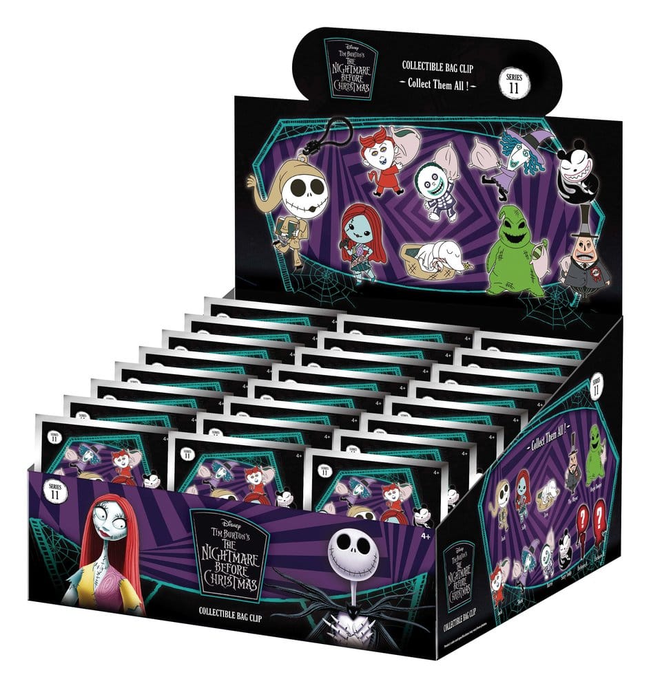 The Nightmare Before Christmas 3D PVC-Taschenanhänger Serie 11 Blind Bag Display (24) Image 1