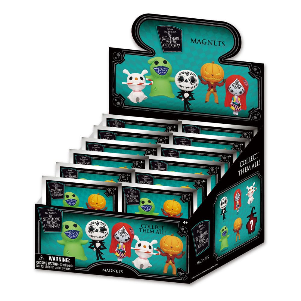 Nightmare before Christmas Magnete blind pack Series 2 Display (12) Image 1