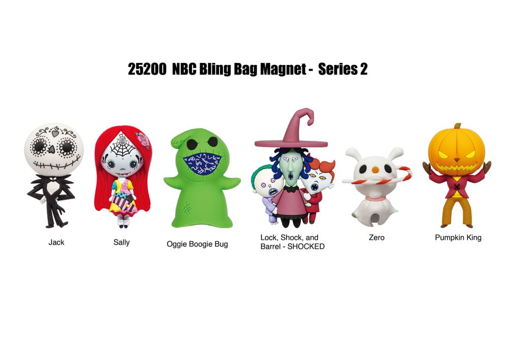Nightmare before Christmas Magnete blind pack Series 2 Display (12) Image 3