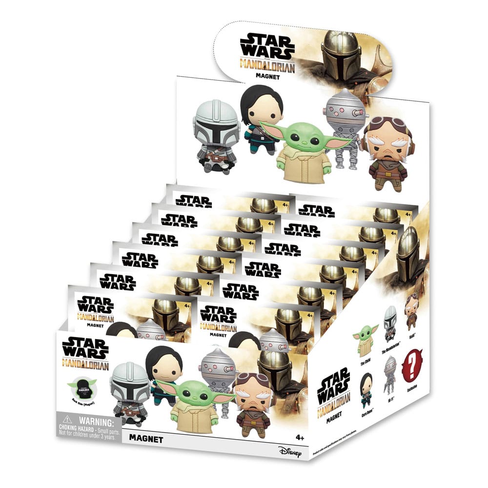 Star Wars: The Mandalorian 3D 3D Magnete Series 1 Display (12) Image 3