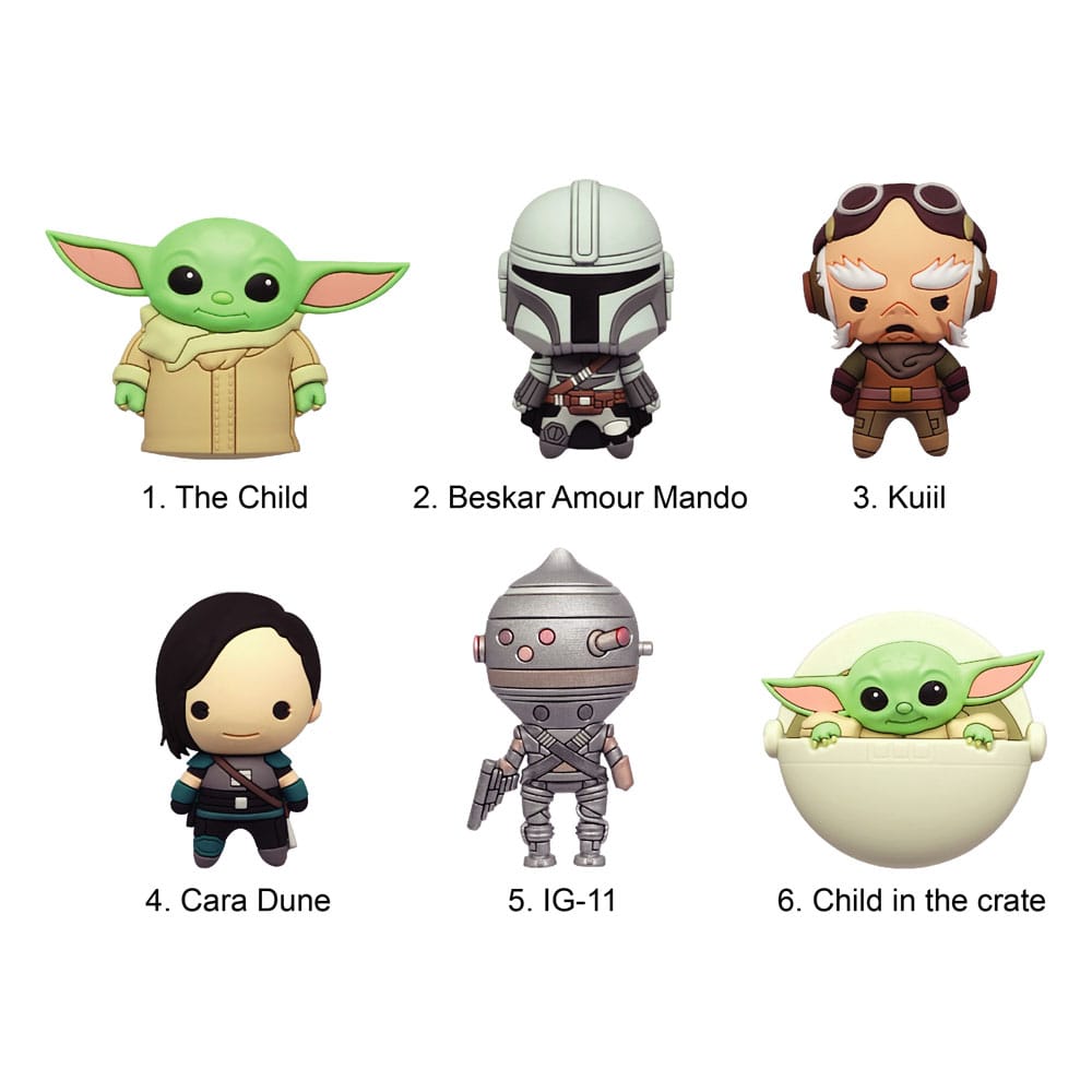 Star Wars: The Mandalorian 3D 3D Magnete Series 1 Display (12) Image 1